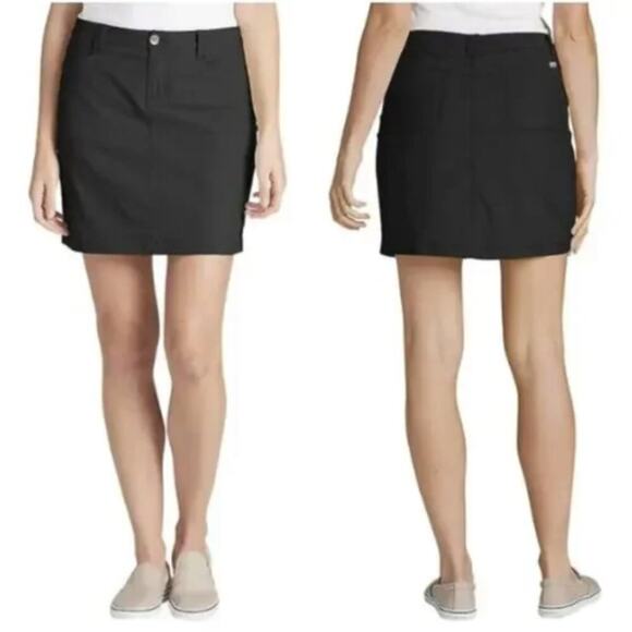Eddie Bauer Adventure 2.0 Skort Black Size 12 - Picture 1 of 9